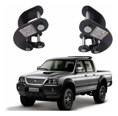 Kit Jumelo De Conforto Mitsubishi L200 Triton Cabine Simples e Dupla de 2005 a 2018 MB-002